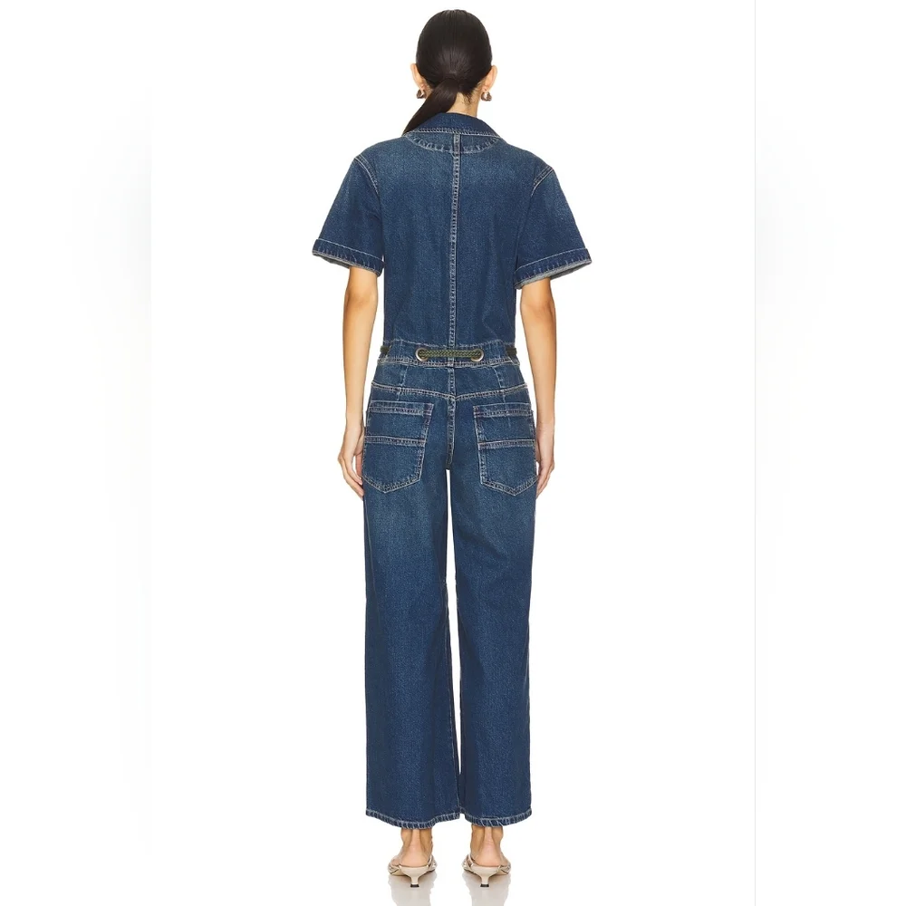 Revolve x We The Free Edison Wide Leg Coverall in Cerulean Skies - Picture 3 of 15